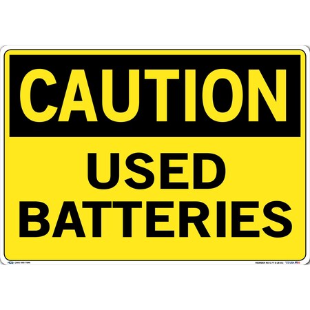 Vestil Vinyl Label Sign, 14-1/2" H, 20-1/2" W, Vinyl Label, Rectangle, English, SI-C-77-E-LB-011 SI-C-77-E-LB-011